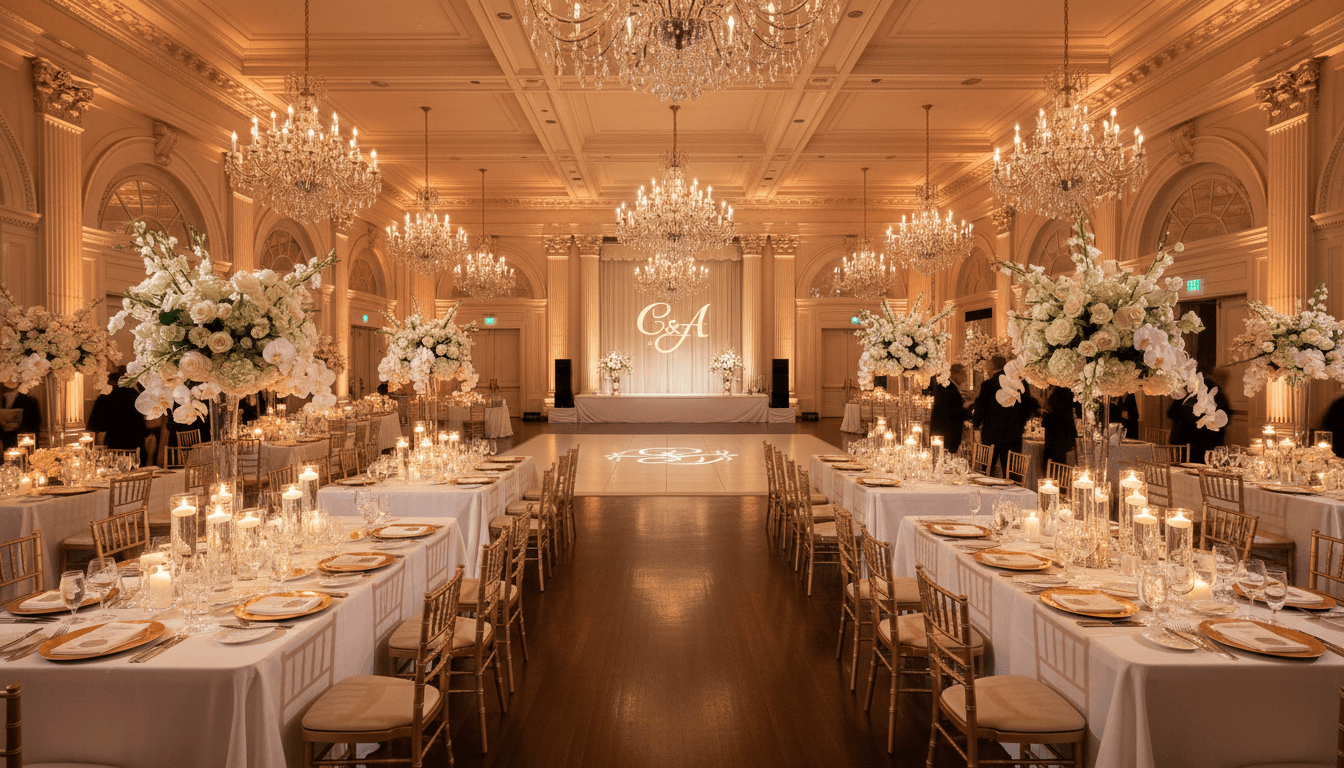 Boda con DJ y luces en Madrid